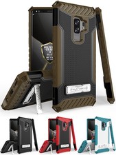 TRI-SHIELD RUGGED CASE COVER STAND LANYARD STRAP FOR SAMSUNG GALAXY S9 PLUS, S9+