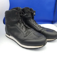 Forma One Dry Leather Motorcycle Boots Black Urban Sport Motorbike Shoes Eur 46