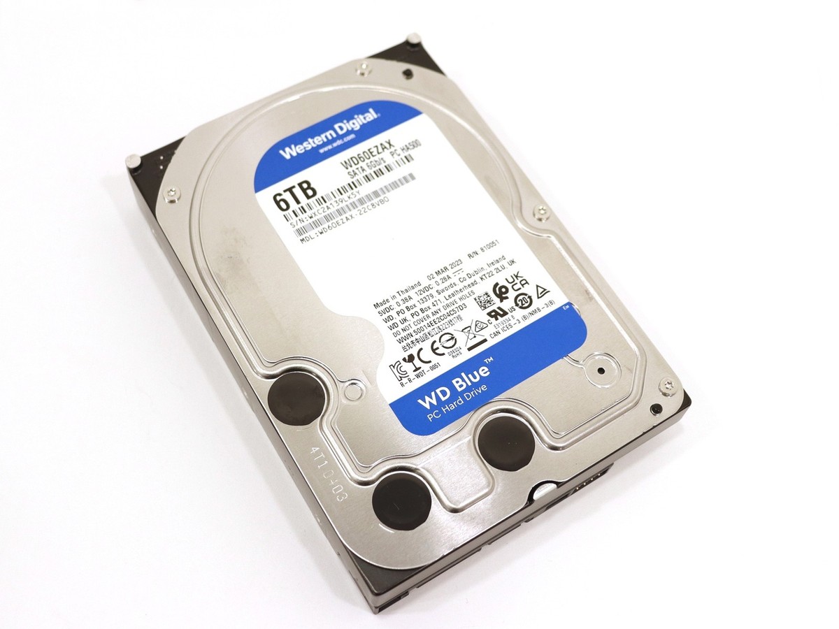 Western Digital Blue WD60EZAX 6TB SATA Internal Desktop Hard Drive