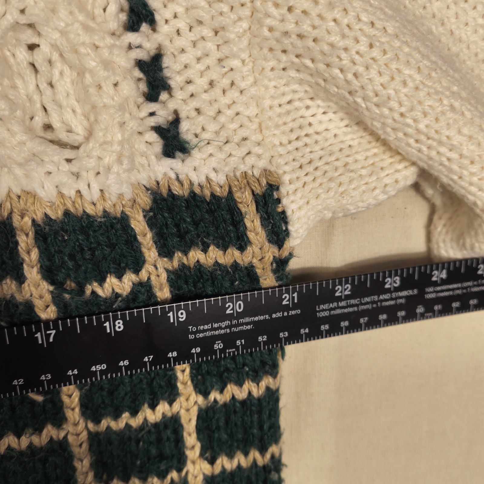 Vintage Patchwork Handmade Sweater Cottagecore Fl… - image 6