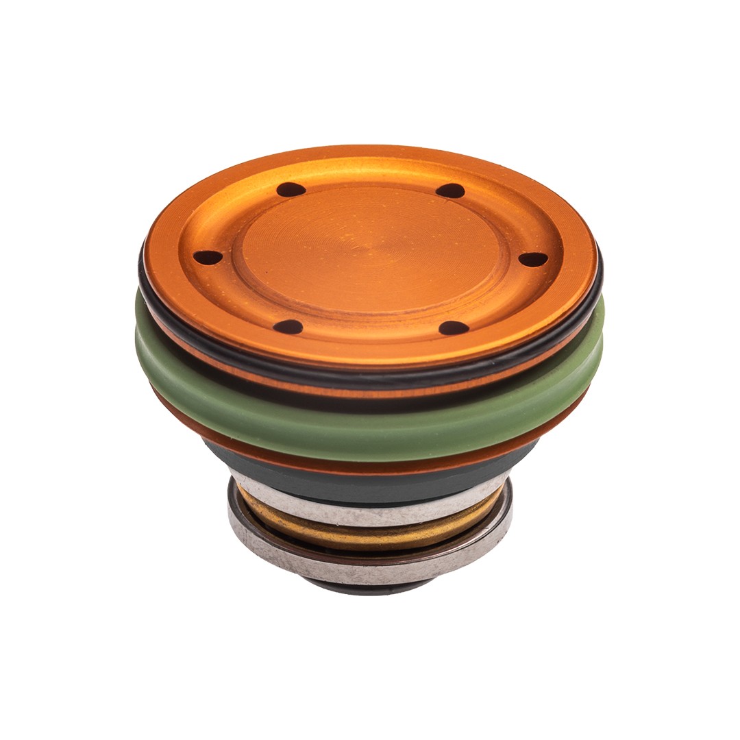 FPS Piston Head CNC Ergal Double O-Ring Ball Bearing Airsoft Gearbox