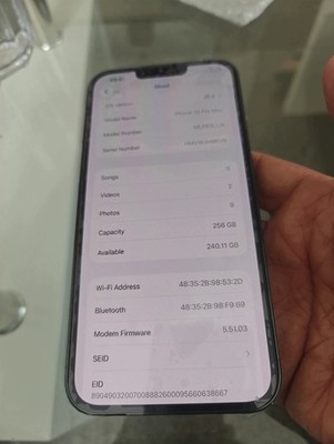 Apple iPhone 13 Pro Max - 256GB - Graphite (Unlocked) A2643 (GSM