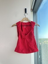 Intimately Free People Take Me Home Seamless Cami Red Sz M/L