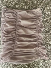 Windsor mauve blush strapless tube top with shimmer sparkle women’s sm euc