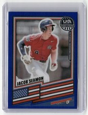2026 Panini Stars and Stripes Prizm Jacob Seamon #199 Blue 246/299
