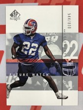 2001 SP Authentic #156 Nate Clements Buffalo Bills Future Watch /800