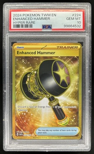 2024 Pokemon Twilight Masquerade Enhanced Hammer #224/167 PSA 10