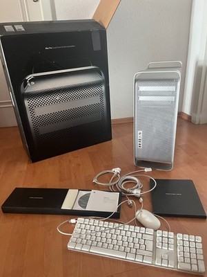 Apple Mac Pro 1.1  8 GB RAM DDR 2; Intel Xeon 2 x 2,664 Hz Karton Tastatur Mouse