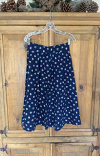 Vtg 70s Floral Skirt Peddlers II Jr's sz 11 Cottagecore See Measurements 152