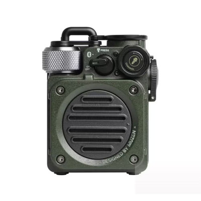 Wild Mini Rugged Waterproof Bluetooth Portable Speaker in Green