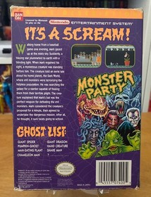 Monster Party (Nintendo, NES) CIB Complete