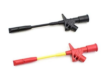 2Pcs Insulation Wire Piercing Probe Clip Test Lead Kit Multimeter Test Probes 