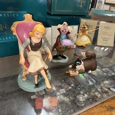 Set 4 Ciabatte Cenerentola WDCC adatte per una Principessa Cenerentola Vetro Gatto Topo✨