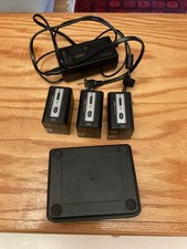 Panasonic AG-VBR59 7.28V 43Wh Battery Bundle Of 3 With AG-VBR50 Charger