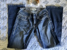 Ariat Real Denim Women's Mid-Rise Boot Cut Jeans, Size 29 Short