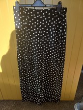 Primark Wide Leg Trousers Large Size 14 Suited