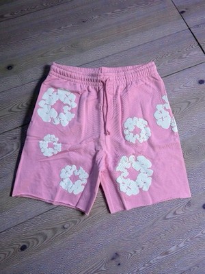 Denim Tears Cotton Wreath Shorts Pink Size Medium NWT Men's