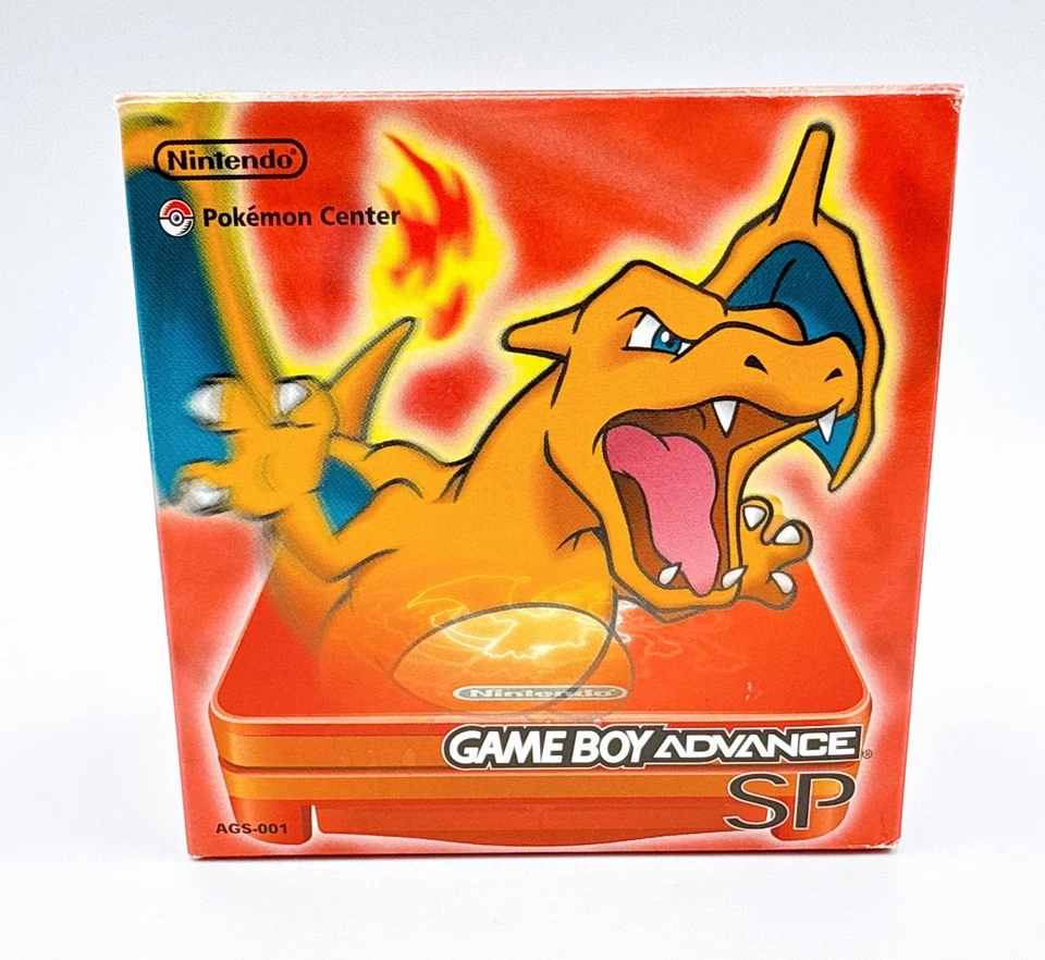 Nintendo Game Boy Advance SP GBA Console Charizard Pokemon Center Ver-New Sealed - Image 2 of 4