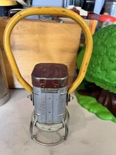 Justrite Antique Lantern With Yellow Handle