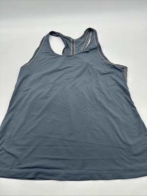 Gap fit Tank Top Women X-Large Gray Solid ..#31130