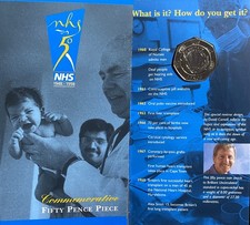 1998 ROYAL MINT NHS 50P