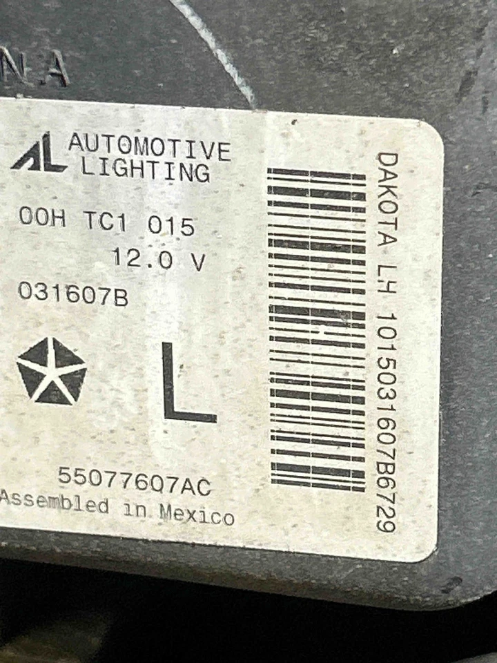 Fits 2005-07 Dodge Dakota Left Headlamp OEM:55077607AB Foto 4 de 4