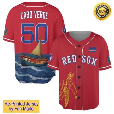 NEW! Red Sox Cabo Verde Celebration Jersey Giveaway 2025