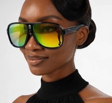 Trendy Punk Sunglasses Rimless Rectangle Sun Glasses for Women Fashion Comfort