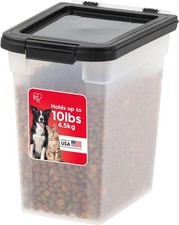 USA Dog Food Storage Container, 10 Pound, Airtight Seal and Buckle