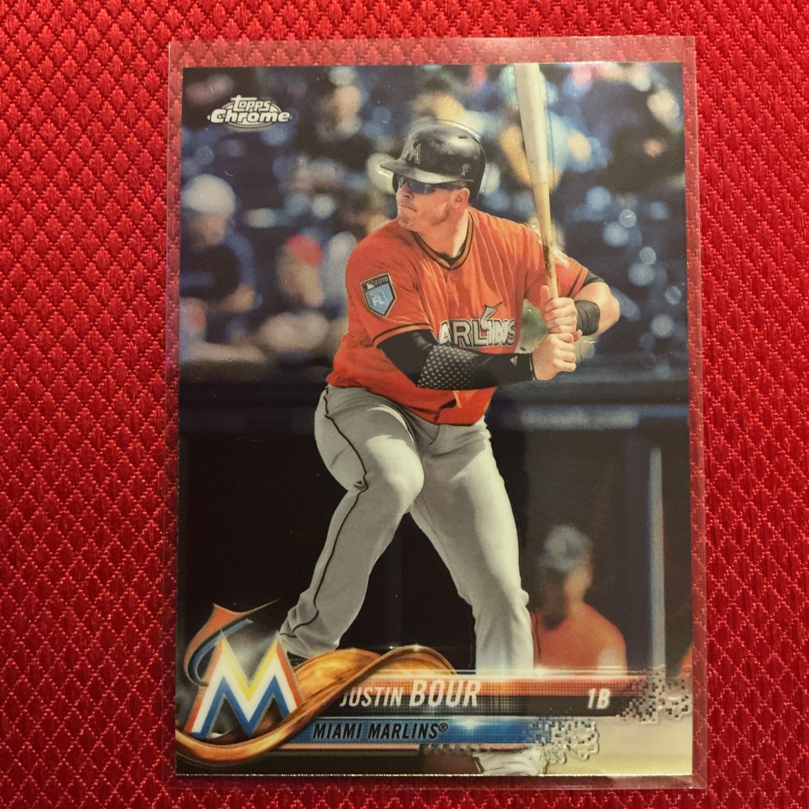 2018 Topps Chrome - Justin Bour #68