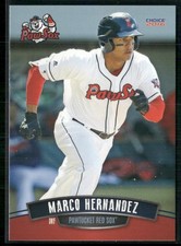 Marco Hernandez 2016 Pawtucket Red Sox Team Set Card