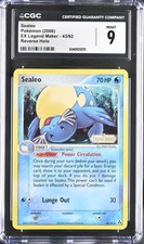 CGC 9 MINT Sealeo 43/92 EX Legend Maker Reverse Holo Stamped Pokemon Card on eBay