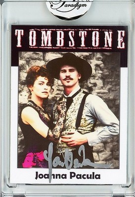 -TOMBSTONE- JOANNA PACULA Signed/Autograph/Auto Certified Western Movie Card
