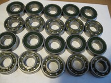Lot 20 Pieces NSK 6002DU 15x32x9mm Single Seal Bearings