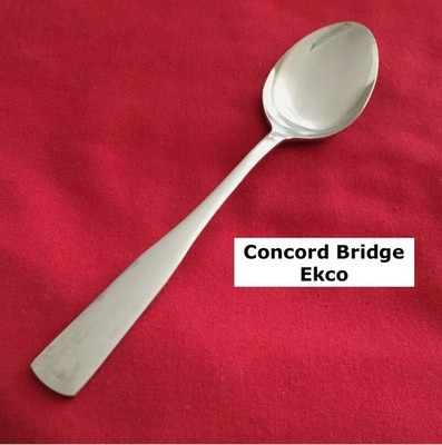Ekco CONCORD BRIDGE Teaspoon 6'' Stainless Steel Flatware