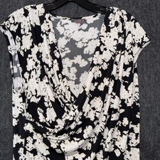 Vince Camuto XL Spring Wedding Guest Floral Dress Cowl Neck Draped Stretch
