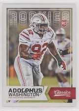 2016 Panini Classics Rookies Adolphus Washington #226 0b3