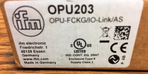 IFM OPU203 Photoelectric fork sensor - OPU-FCKG/IO-Link/As - Picture 5 of 11