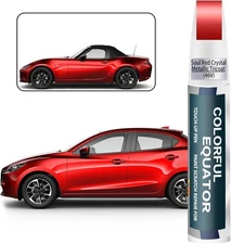 46V Soul Red Crystal Metallic Tricoat Touch Up Paint for Mazda, Car Paint Pen Sc