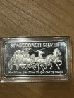 Stagecoach Silver .999 Silver 1 oz Bar Divisible into 4 x 1/4 oz Segments