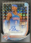 2025-26 Bowman Shai Gilgeous-Alexander Chrome Auto Black Geometric #/10