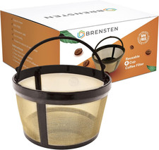 Cesta de filtro reutilizable de 4 tazas con fondo cerrado se adapta a cafetera Mrcoffee y B