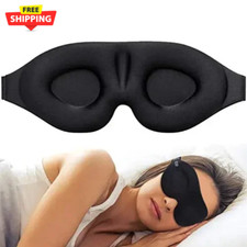 Eye Mask for Sleeping 3D Contoured Cup Blindfold Concave Molded Night Sleep Mask