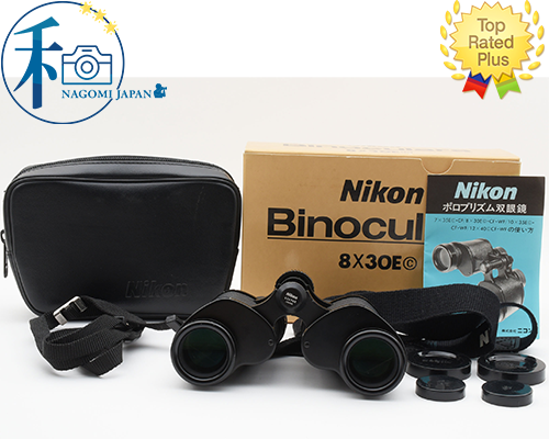 NEAR MINT in Box w/Case Strap] Nikon binoculars 8X30E CF WF 8.3 