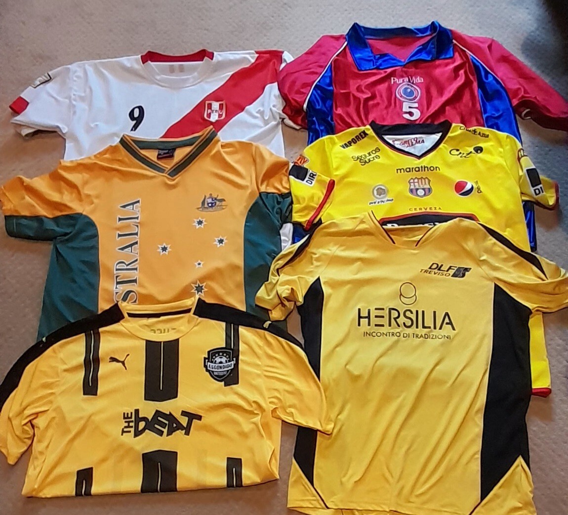 Soccer jersey collection from around world (xl mens) eBay