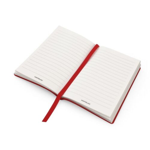 Montblanc Fine Stationery #148 Line Saffiano Leather Notebook Journal 9x14cm Red - Picture 5 of 6