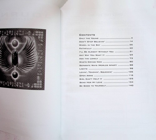 Journey Greatest Hits Guitar Tab Sheet Music Song Book - Picture 2 of 5
