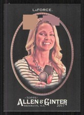 2017 Topps Allen & Ginter X ALLIE LAFORCE Black card Sports Reporter #67
