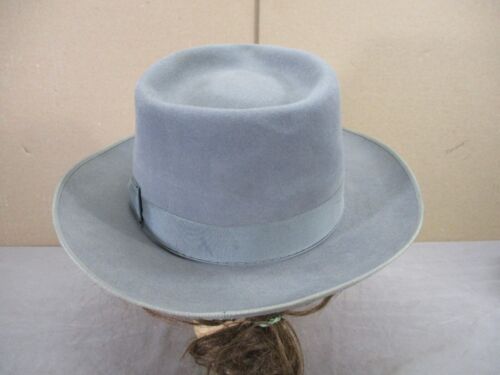 2 Vintage 1950's Fedoras Brent Airlite & Stetson Mallory Size 7 1/4 NICE HATS - Picture 4 of 23