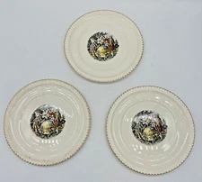 Vintage The Harker Pottery Co 22 Kt Gold Trim 7" Decorative Collector's Plate 3